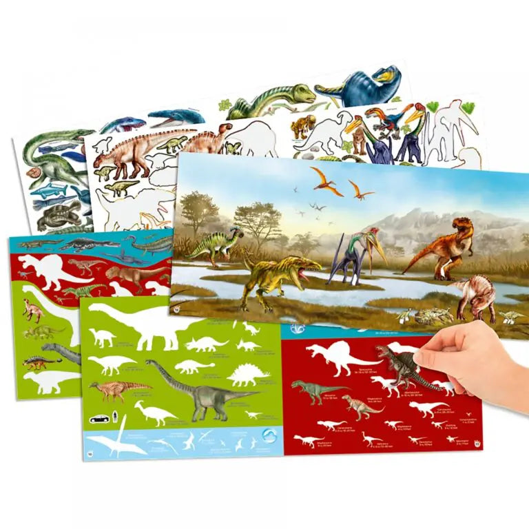 Dinosaurieklistermärken