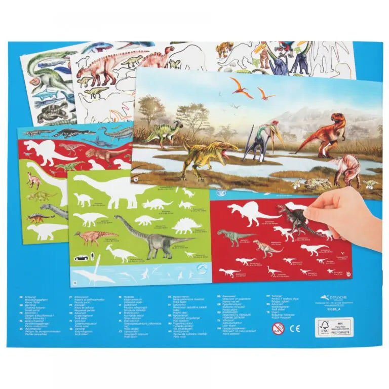 Dinosaurieklistermärken