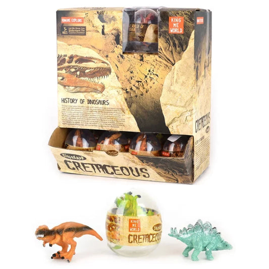 dinosaurie i kapsel