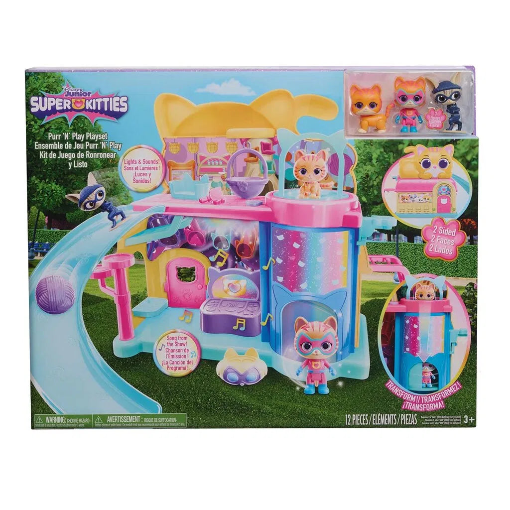 Disney Jr. Super Kitties Purr 'N' Play Playset