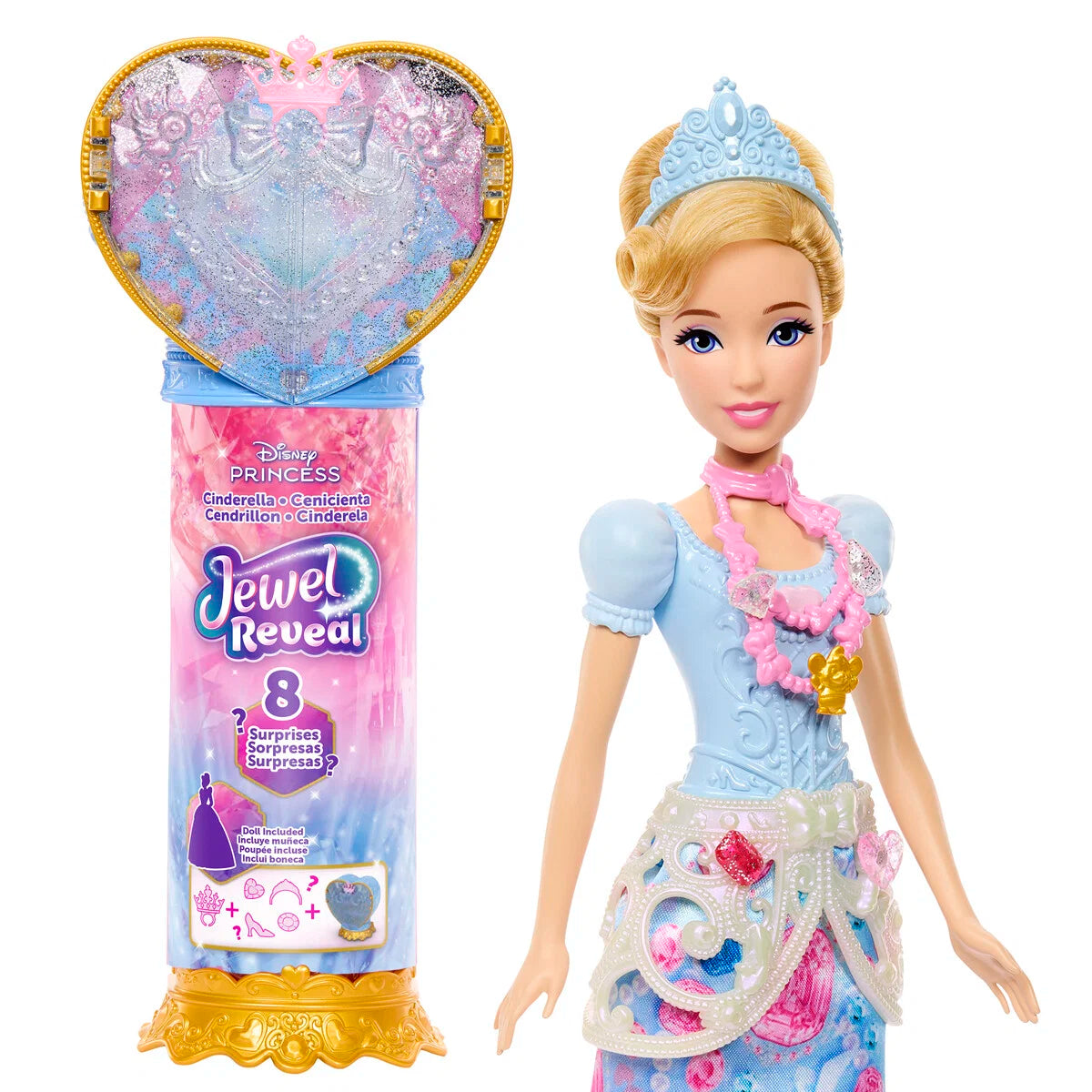 Disney Princess Fashion Doll Reveal Cinderella