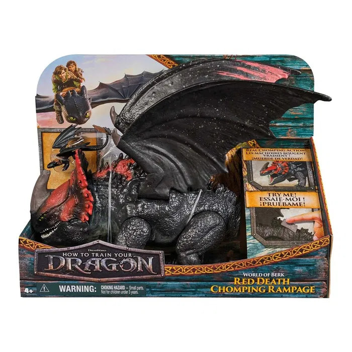 Dragons Movie Red Death Chomping Rampage
