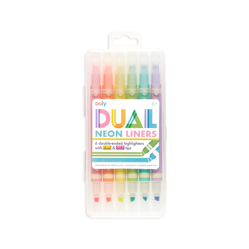 OOLY Dual liner double-ended neon highlighters
