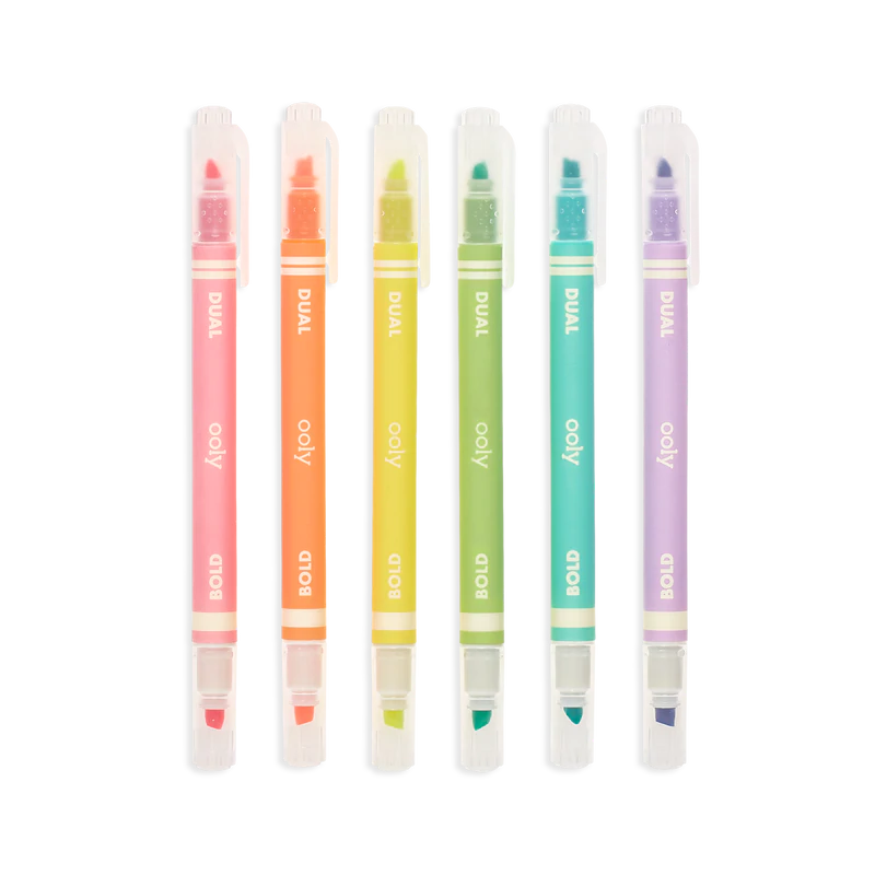 OOLY Dual liner double-ended neon highlighters