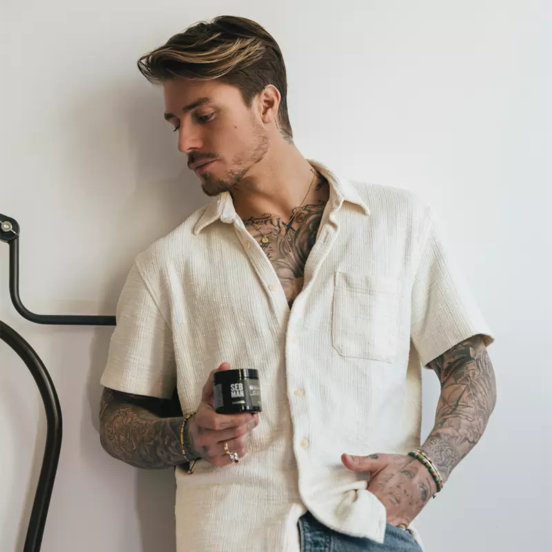 SEB MAN THE DANDY Pomade with Light Hold and Shine Finish 75ml