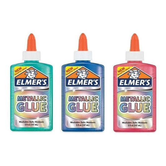 Elmer’s Metallic Färg 147 ml PVA Lim Till Slime