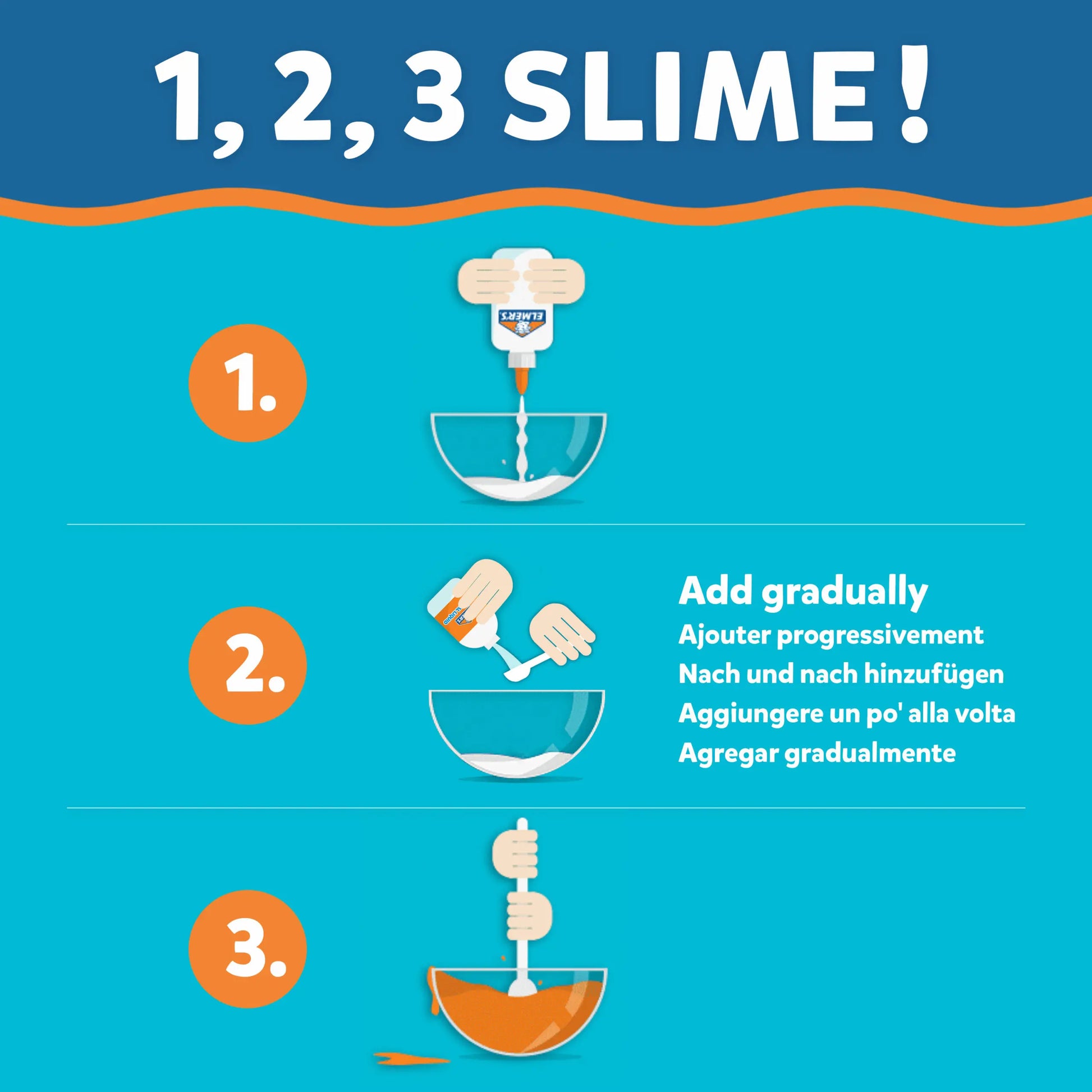 Elmer’s Metallic Färg 147 ml PVA Lim Till Slime