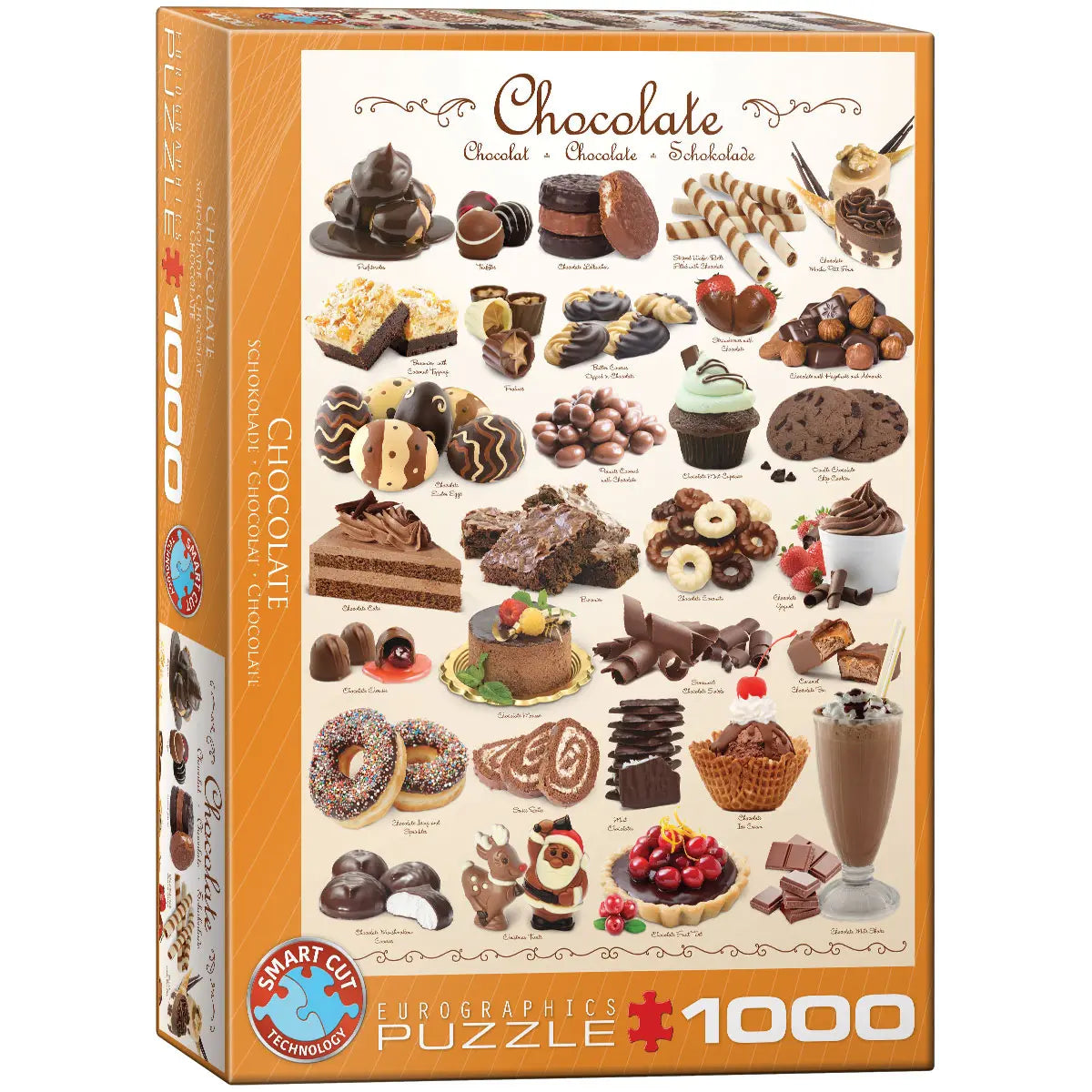 EuroGraphics Pussel Chocolate 1000 bitar