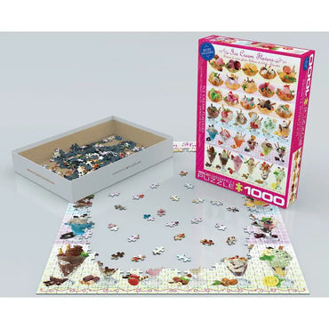 EuroGraphics Pussel Ice Cream Flavors 1000 bitar