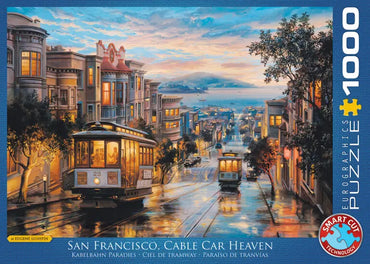 EuroGraphics Pussel San Francisco Cable Car Heaven 1000 bitar