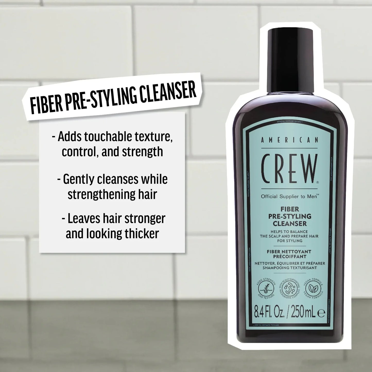 American Crew Hair Fiber Shampoo 250 ml