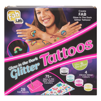 FabLab Glow in the dark -Glitter Tattoos