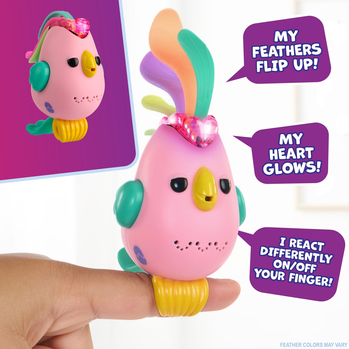 Fingerlings Bird Pink
