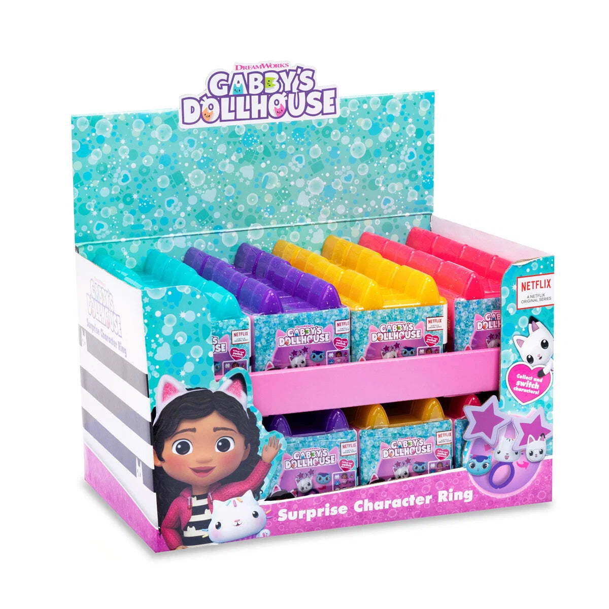 Gabby's Dollhouse Character Ring Collectable Asst