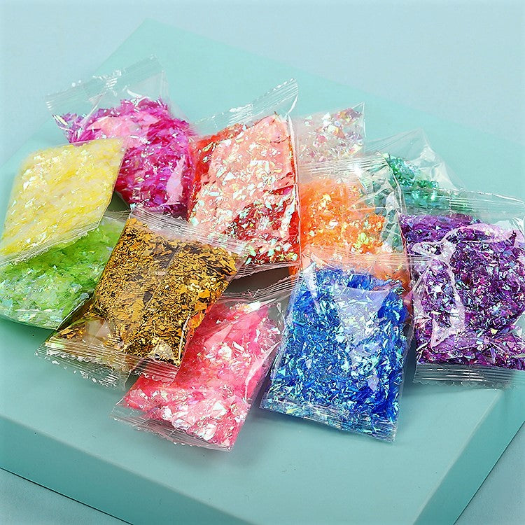 111534 Glitterflingor Iriserande - Slime Dekorationer 1