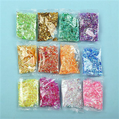 111534 Glitterflingor Iriserande - Slime Dekorationer