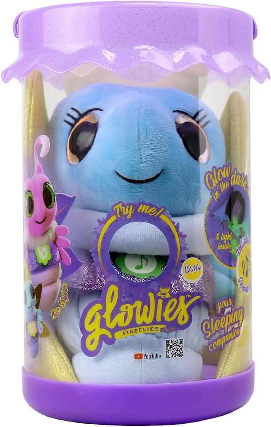 Glowies bedtime buddy, Blue. 28 cm