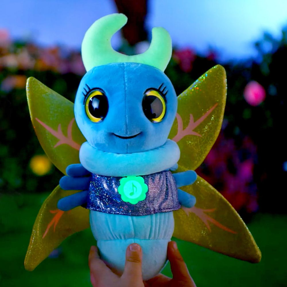 Glowies bedtime buddy, Blue. 28 cm