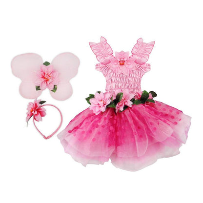 Great Pretenders 3-delat Set Vingar, Kjol & Diadem Fairy Blooms