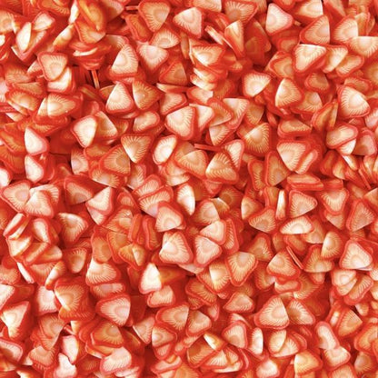 111585-9 Fruit Fimo Cane Slices Strawberry