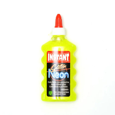 Instant Neon Glitter Färg 180 ml PVA Lim Till Slime