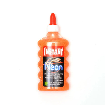 Instant Neon Glitter Färg 180 ml PVA Lim Till Slime