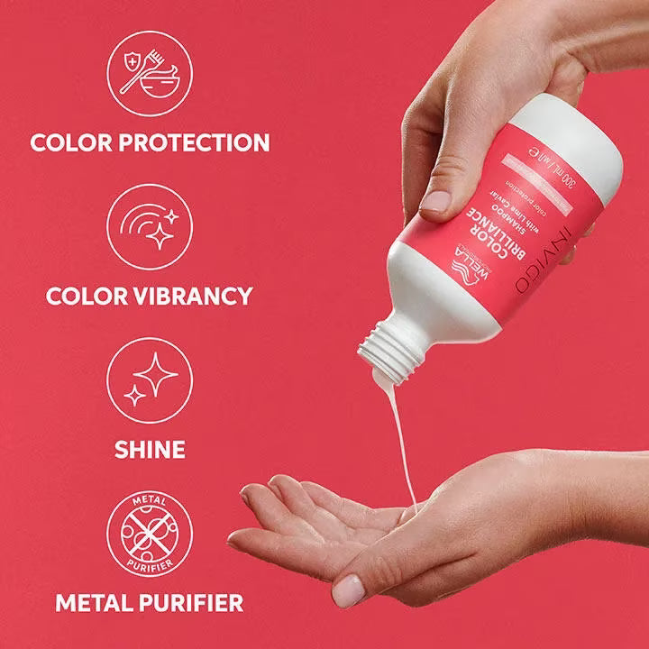 Wella Professionals Invigo Brilliance Color Protection Shampoo for Coarse Hair 300 ml