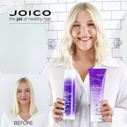 Joico Color Balance Purple Shampoo for Cool Blonde or Gray Hair 1000ml