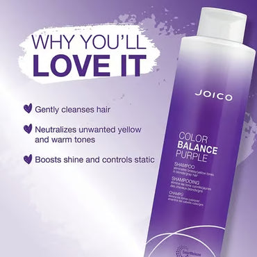 Joico Color Balance Purple Shampoo for Cool Blonde or Gray Hair 1000ml