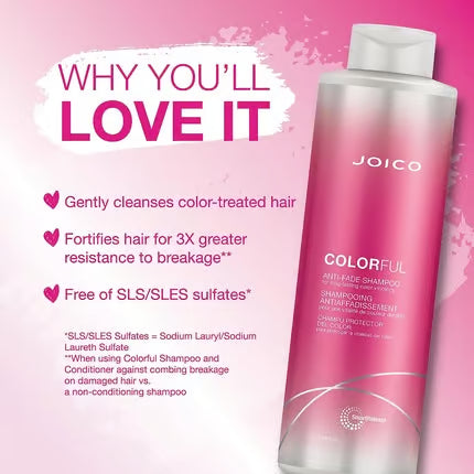 Joico colorful anti fade shampoo 1000ml