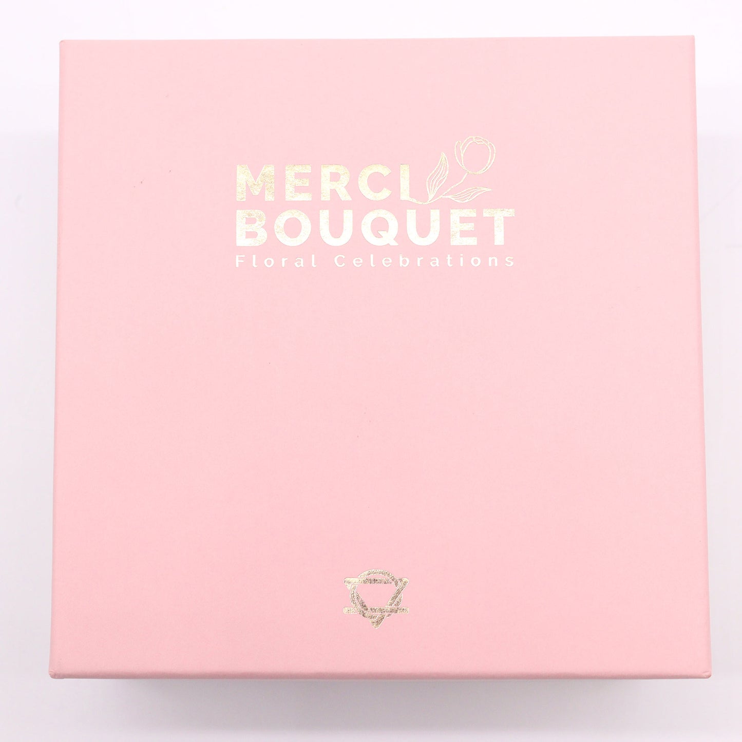 Kvadratisk Ask - Baby Shower - Rosa