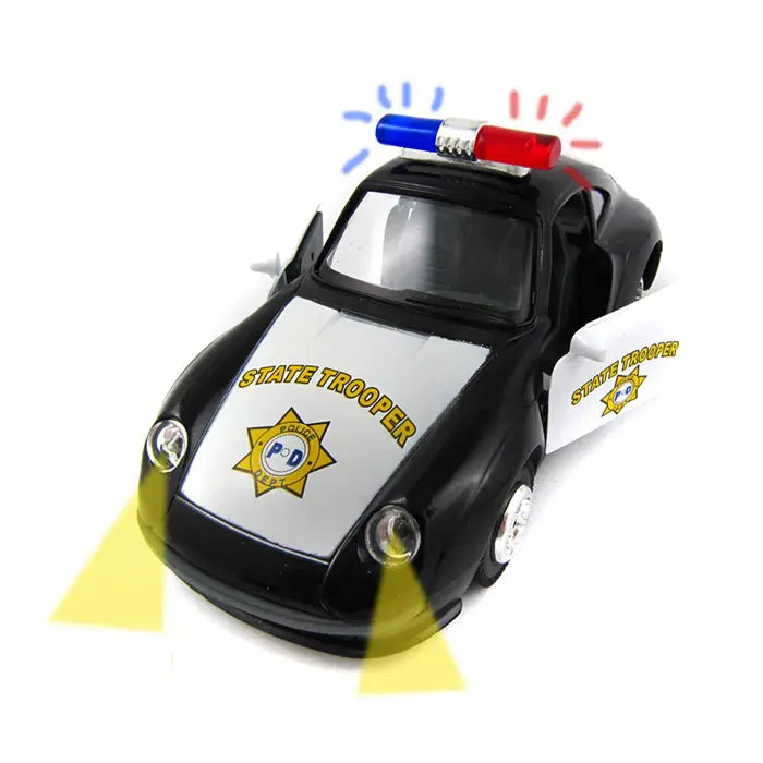 Leksaksbil Die Cast Porsche i Polisbilsdesign 14 cm