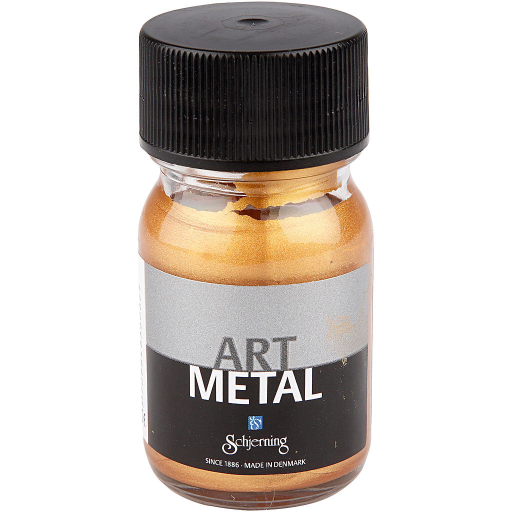 Schjerning Art Metal Vintage Högkvalitativ Vattenbaserad Metallic Färg