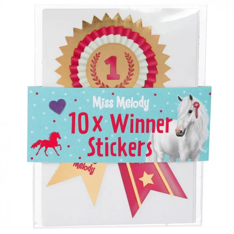 Miss Melody prisrosett stickers