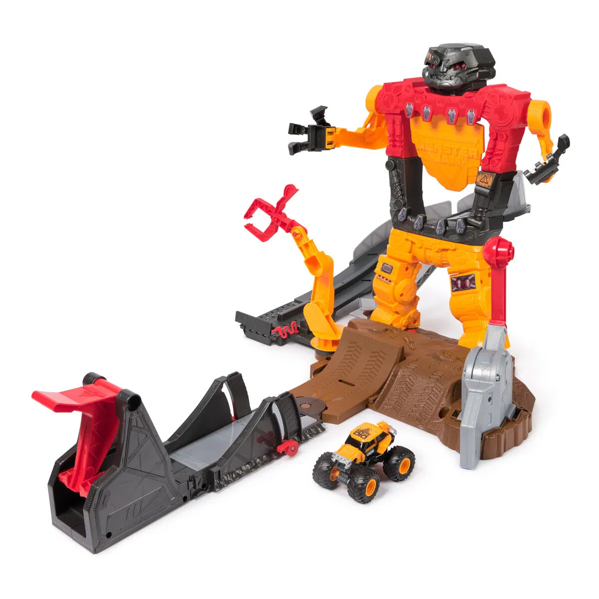 Monster Jam 1:64 Smash & Bash Smashbot Playset