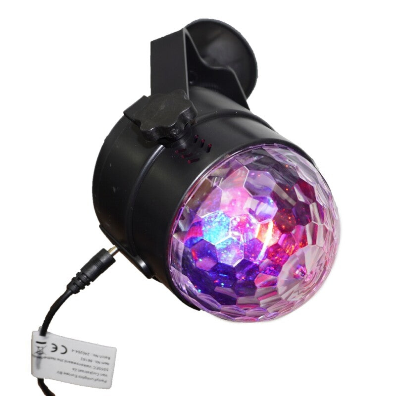 Musik Fest Ljus med Ljudaktiverad Flerfärgad LED-lampa