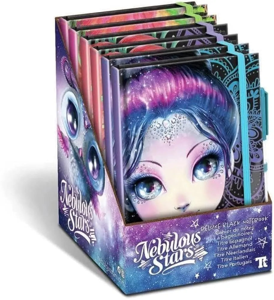 Nebulous Star Deluxe Black Notebook Asst. of 3