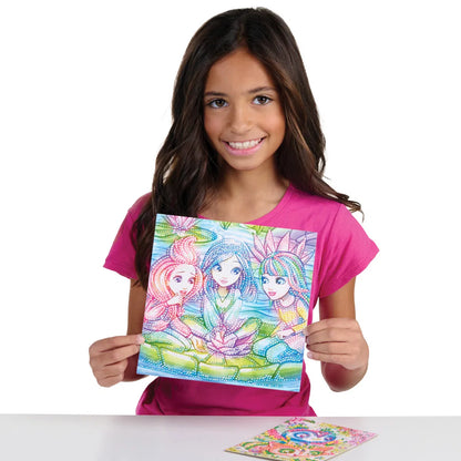 Nebulous Stars Dazzle-By-Number Rainbow