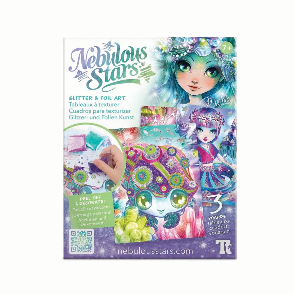 Nebulous Stars Glitter & Foil Art