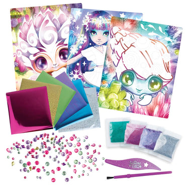 Nebulous Stars Glitter & Foil Art