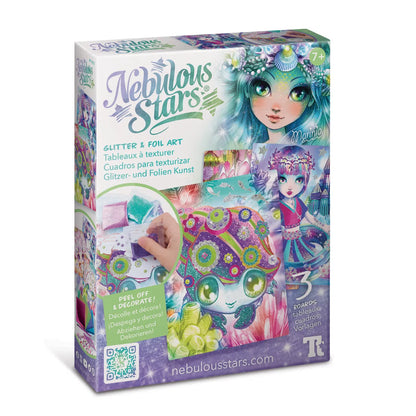 Nebulous Stars Glitter & Foil Art