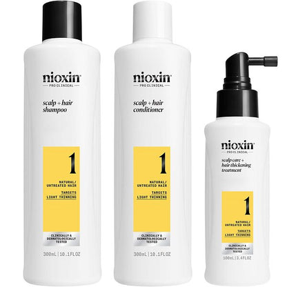 Nioxin System 1 Kit  Xxl Pack 300ml+300ml+ 100ml