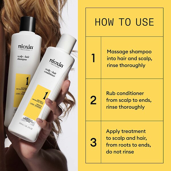 Nioxin System 1 Kit  Xxl Pack 300ml+300ml+ 100ml