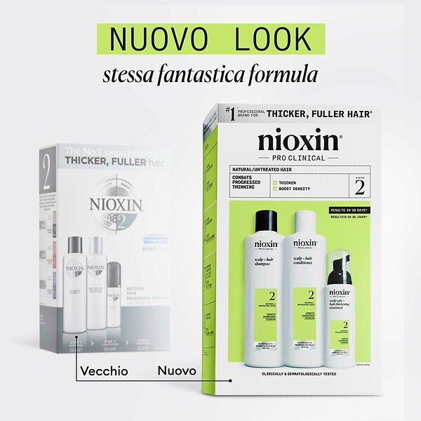 Nioxin System 2 Kit  Xxl Pack 300ml+300ml+ 100ml