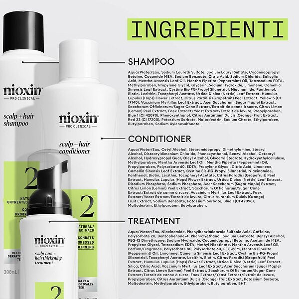 Nioxin System 2 Kit  Xxl Pack 300ml+300ml+ 100ml