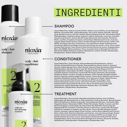 Nioxin System 2 Kit  Xxl Pack 300ml+300ml+ 100ml
