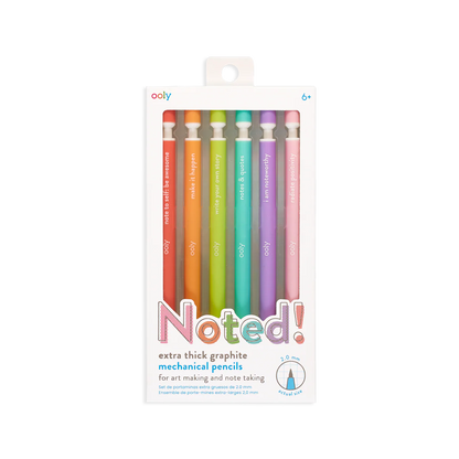Grafit mekaniska pennor – set med 6