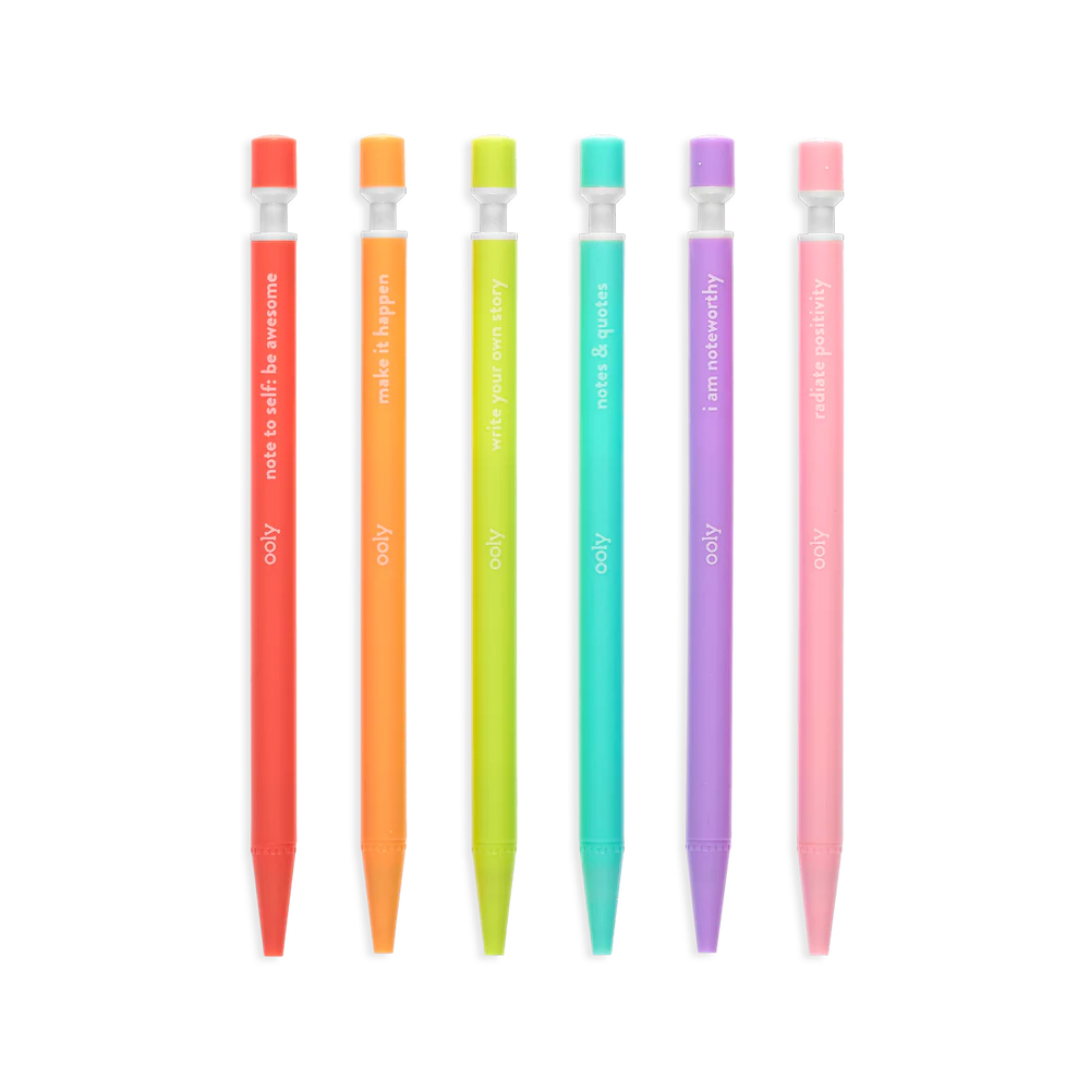 Grafit mekaniska pennor – set med 6