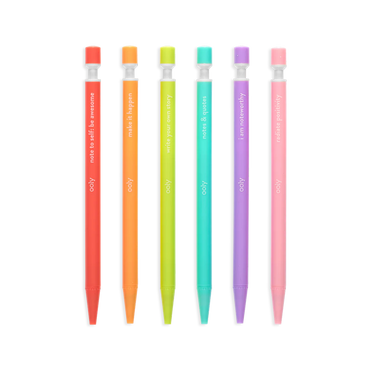 Grafit mekaniska pennor – set med 6