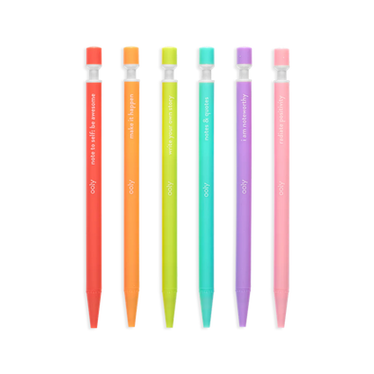 Grafit mekaniska pennor – set med 6